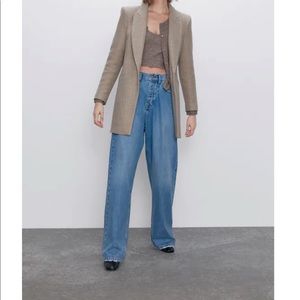 ZARA wool blend frock coat